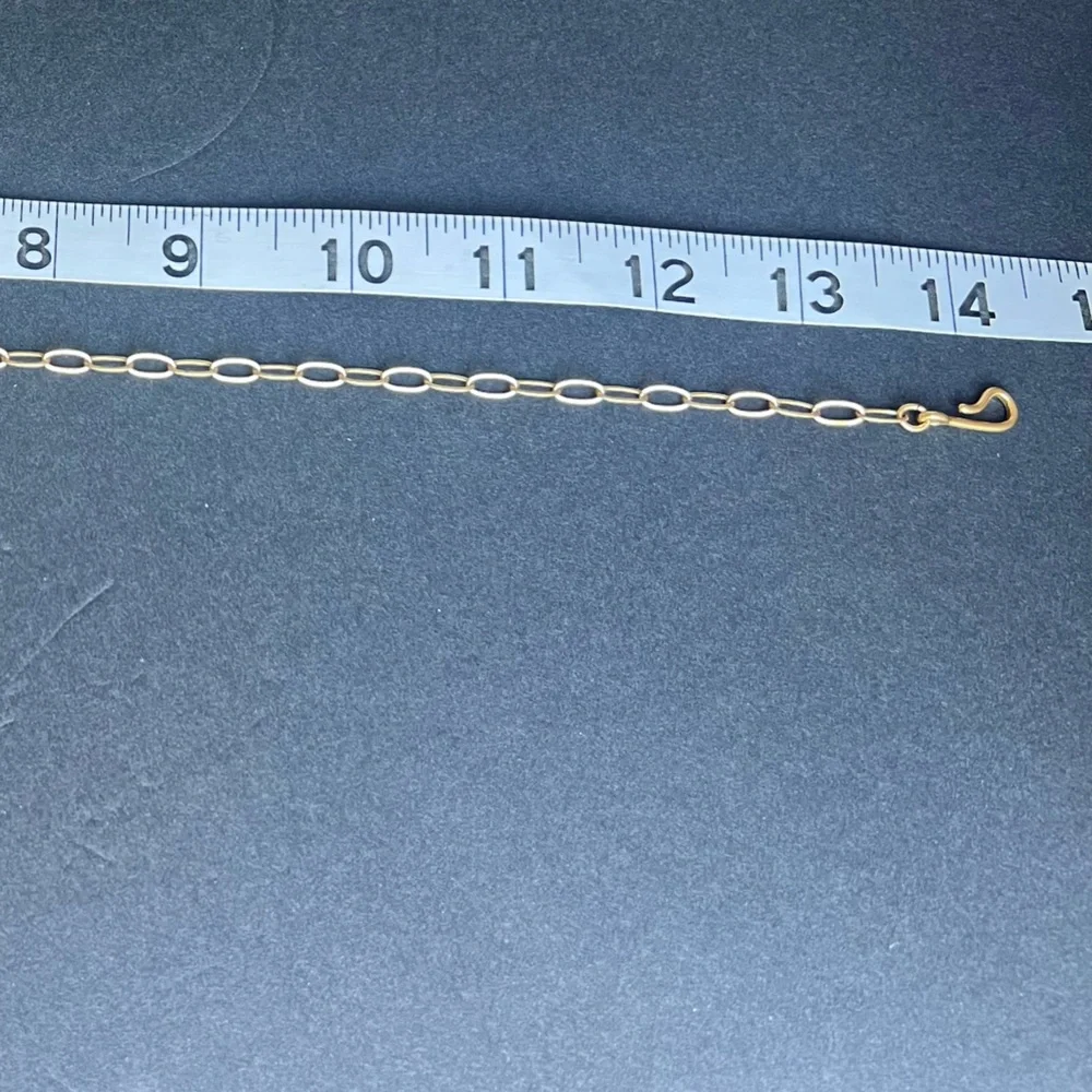 Madewell Gold Paperclip Chain Short Necklace - Picture 4 of 4